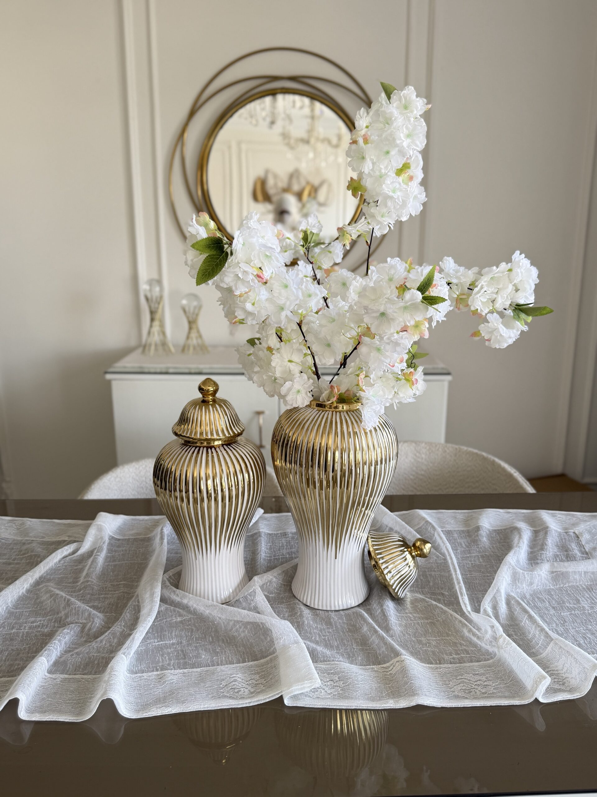 Set of  large  2 vases